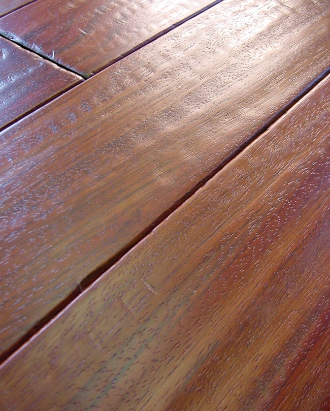 Photo - Duchess Collection Brazilian Cherry Hand Scraped Hardwood Flooring Prefinished