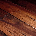 Custom Antique Distressed French Bleed Walnut Flooring in Chestnut Color